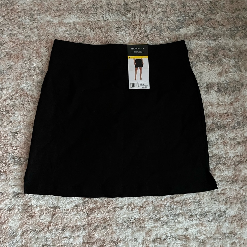 Rafaella Womens Skort Pull On Size M Black